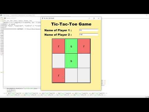 Simple Tictactoe Game In Python With Source Code Source Code Projects