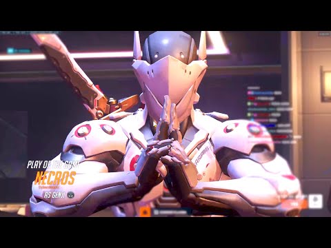 NECROS INSANE GENJI ONE TRICK - POTG! [ OVERWATCH 2 SEASON 6 TOP 500 ]