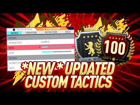 *UPDATED* 😎 CUSTOM TACTICS & INSTRUCTIONS! - FIFA 20 Ultimate Team
