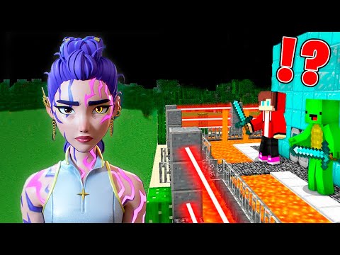 Rumi Demon from Kpop Demon Hunter vs Security House in Minecraft ! JJ and Mikey Maizen