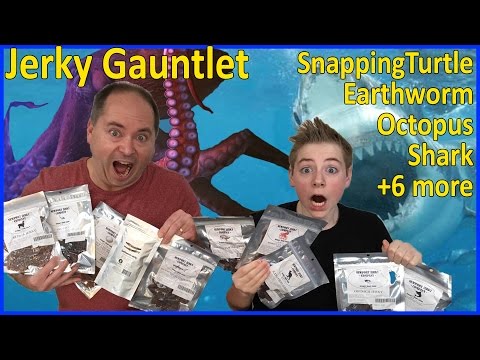 Beef Jerky Gauntlet (Earthworm, Shark, Octopus, etc) :...