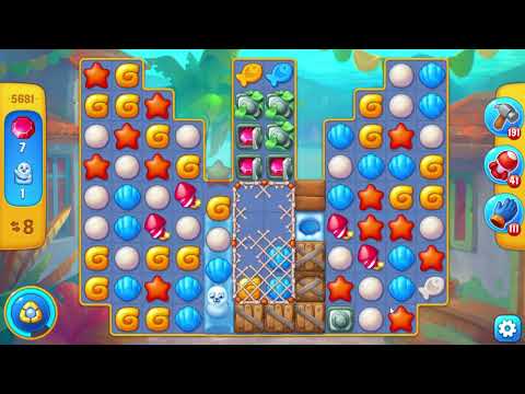 Fishdom 5681 Level - 17 moves - NO BooSTERS