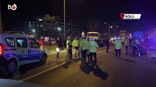 Bolu'da Üç Servis Midibüsü Çarpıştı 11 Yaralı