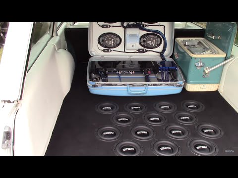 14 SUNDOWN 6.5" SUBWOOFERS IS IMPRESSIVE