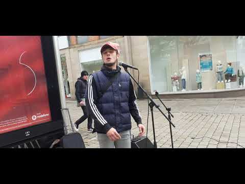 Josh Groban - You raise me up - Busking cover by Ross Anderson