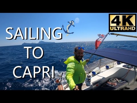 NAVIGARE A VELA A CAPRI - SAILING - [4k]