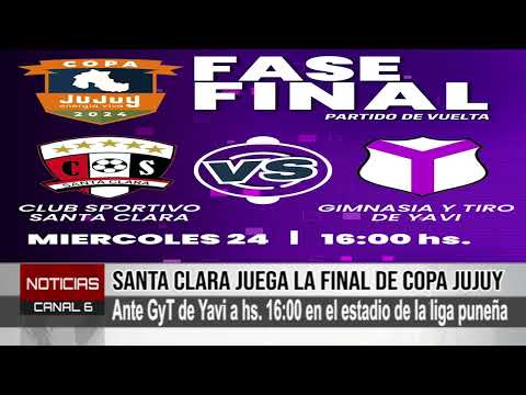 FINAL COPA JUJUY FASE PRELIMINAR ENTRE CLUB SANTA CLARA Y GIMNASIA Y TIRO DE YAVI