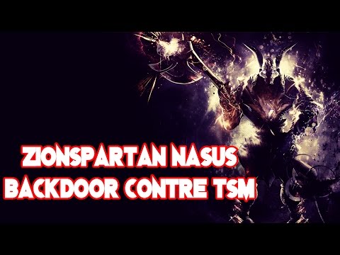 AMAZING BACKDOOR DE ZIONSPARTAN CONTRE TSM! Playoff LCS NA Game 1