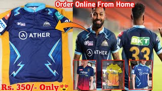 Gujarat Titans new IPL Jersey 2022 in Rs. 350/- Only | IPL 2022 New Jersey Buy Online from Home