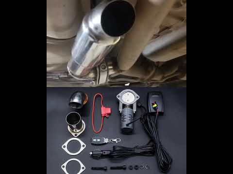 Valvetronic exhaust system/electric exhaust cutout