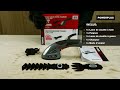 POWEG4500 cisaille à gazon/taille-haie sans fil 7,2V Li-Ion 12cm | video 1