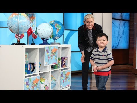 3-Year-Old Globe Expert Noah Ascano Impresses Ellen Video
