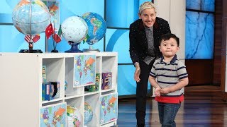 3-Year-Old Globe Expert Noah Ascano Impresses Ellen