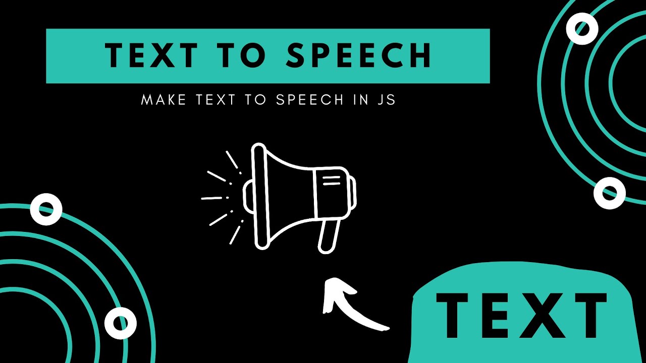 Make a text to speech in javascript | text to speech API javascript | HA Codes