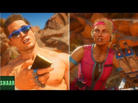 Mortal Kombat 11 - Johnny Cage Vs Sonya Blade - All Intros Dialogues