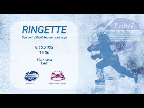 Ringette (D-juniorit): Lahti White - Helsinki Diamond Rings 9.12.23 klo: 15:30