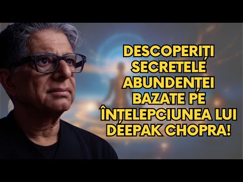 Nu Ești Sărac, Doar Nu Știi Asta – Deepak Chopra despre Abundență