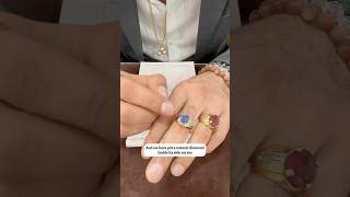 A Regal Marvel: The 7.5 Carat #BlueSapphire Masterpiece ✨💎#omprakashandsons #haridwar