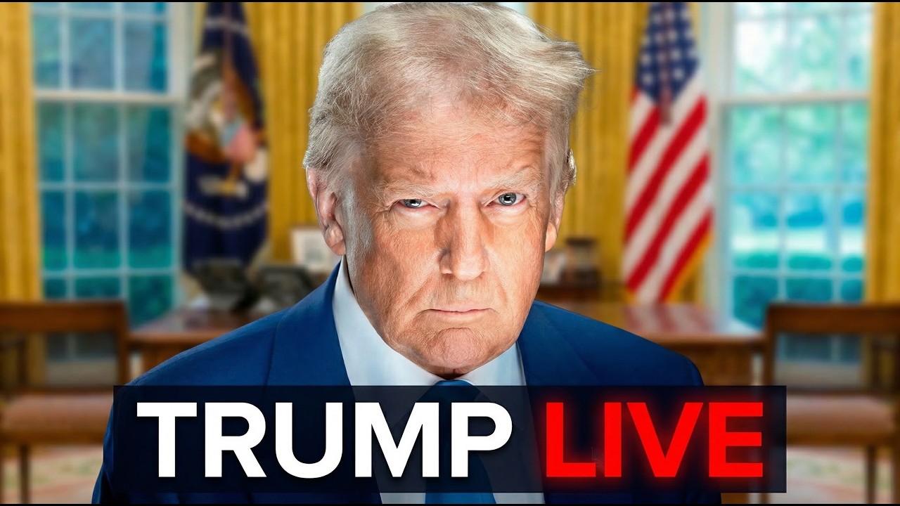 BREAKING NEWS FROM PRESIDENT TRUMP! (LIVE BITCOIN ANALYSIS)