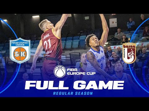 Regular Season | Rilski Sportist v KK Bosna BH Telecom | Full Basketball Game | FIBA Europe Cup 2026