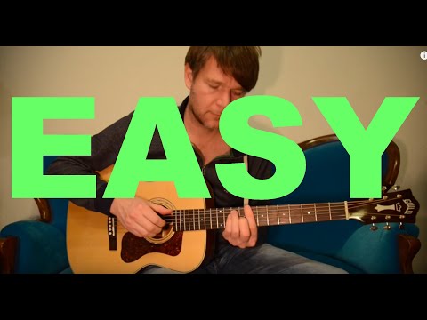EASY (LIKE SUNDAY MORNING) - Tutorial for Acoustic Guitar by David Plate