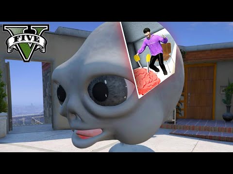 ကျွန်တော် အီးတီရဲ့ ဦးနှောက်ကို ထိန်းချုပ်ခဲ့တယ် | I Controlled ET's Brain in GTA V