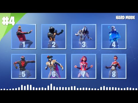 ADIVINA EL BAILE DE FORTNITE POR SU MÚSICA - PARTE 4 - MODO DIFÍCIL | tusadivi