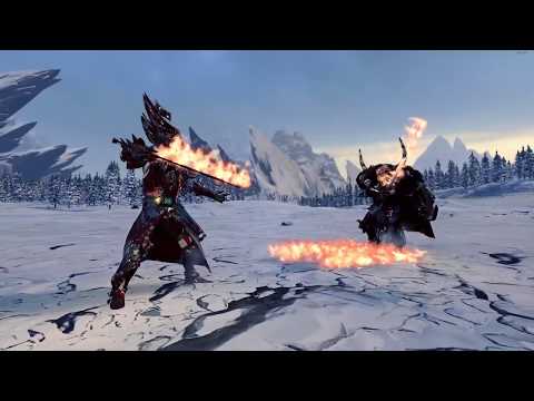Teclis & Tyrion VS Archaon | Total War: Warhammer 2