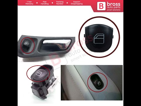 BDP186 Window Switch Button Covers Front Right (Passenger Side) or Rear Doors For Mercedes W203 W209
