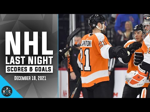 NHL Last Night: All 35 Goals and Scores on December 18, 2021