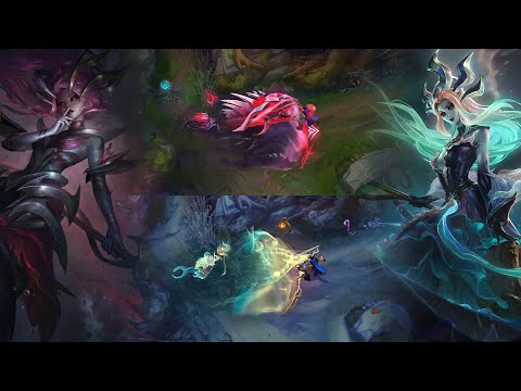 【COMPARISON】 Sunken Shadows Nami Vs Coven Nami || League Of Legends