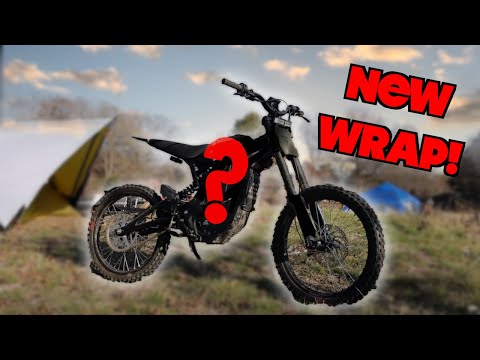 Brand New Bike Wrap REVEAL - Sur Ron Campout 2024!