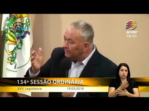 134ª Ordinária (15/02/18) - PL 77/15 - Ver. Renato Oliveira (DV)*