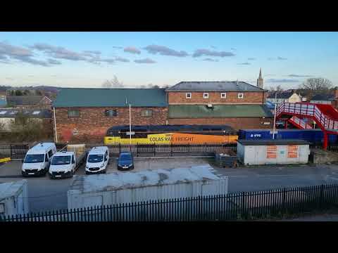 56302 passing Oakham with 6M35 Coke Ovens Jn Lowestoft to Longport Pinnox Sidings with  aggregates