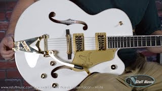 Video thumbnail for Gretsch G6136T Players Edition Falcon - White by N Stuff Music