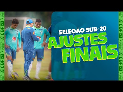 SELEÇÃO SUB-20 FAZ AJUSTES FINAIS E ENCERRA PREPARAÇÃO PARA AMISTOSO COM O PARAGUAI
