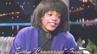 Evelyn &quot;Champagne&quot; King 1989 Interview (Part 1)