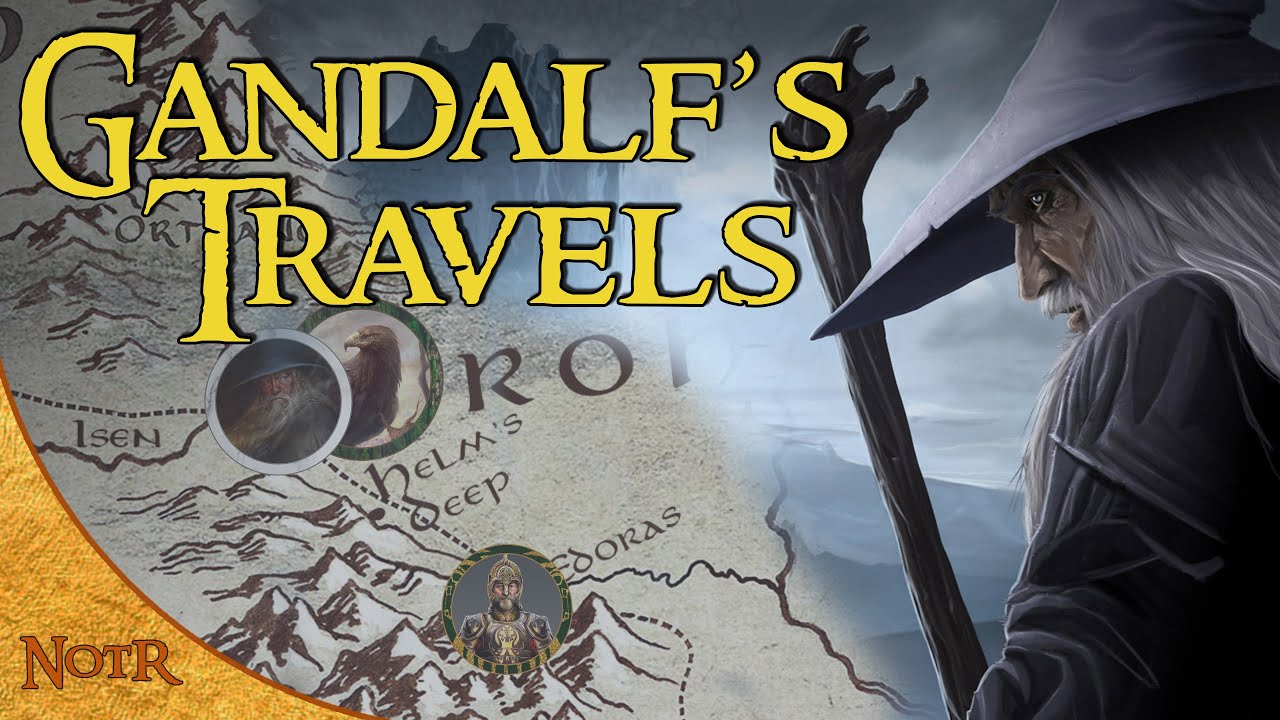 The Complete Travels of Gandalf | Tolkien Explained