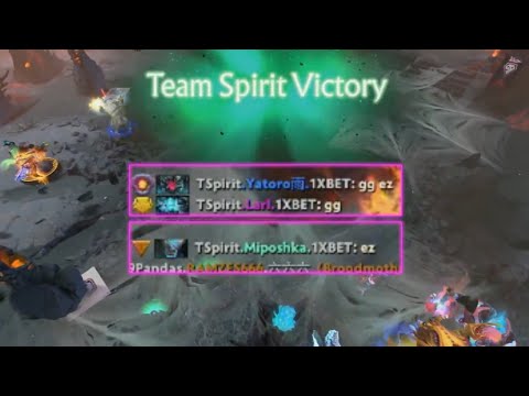 Yatoro GIGACHAD "GGEZ " after win game against 9PANDAS