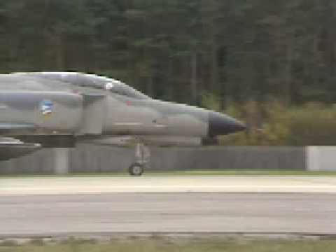 F-4 Phantom Takeoff With Afterburners