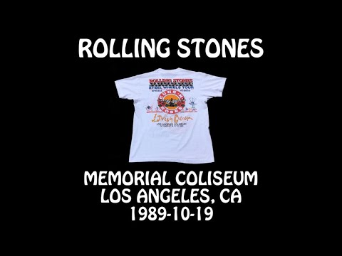Rolling Stones - 1989-10-19 - Los Angeles, CA @ Memorial Coliseum [Audio]