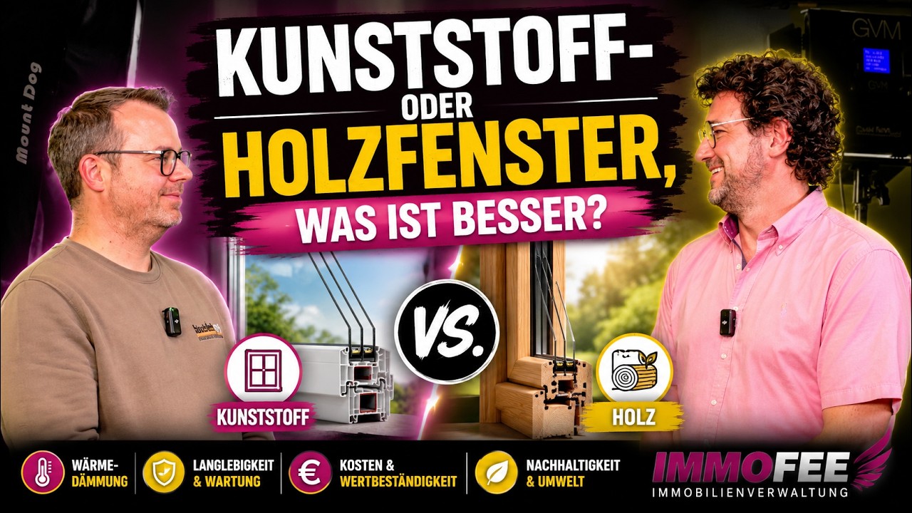 FeeGespräch: Kunststoff- oder Holzfenster? ImmoFee und BeulenPlus