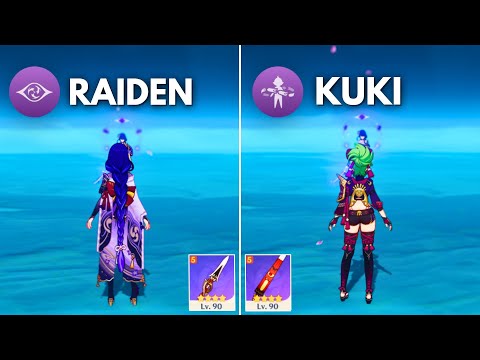 Raiden vs Kuki ! Best HyperBloom Team for C0 Nahida !! [ Genshin Impact ]