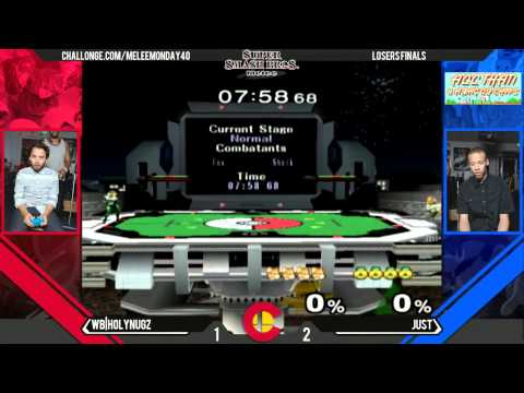 MM40 - WB|HolyNugz (Fox) Vs. Just (Sheik) Losers Finals - Melee
