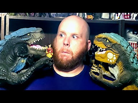 Godzilla (1998) And Baby Zilla - Resaurus Company Godzilla Electronic Action Hand Puppet Review