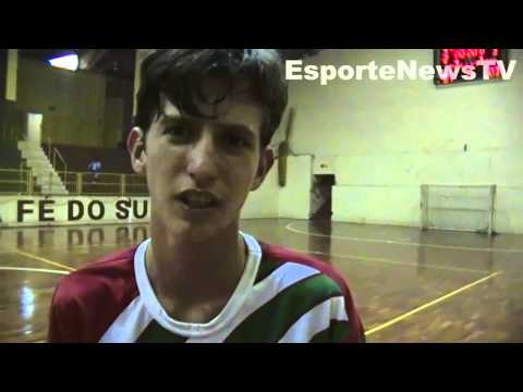 Jota Junior Fala com Vinicius jogador do Inocencia Futsal