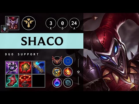 Shaco Support vs Nautilus - EUW Grandmaster Patch 25.11