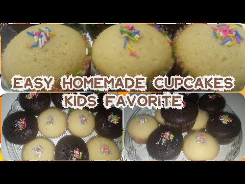 Chocolate and Vanilla Cup cakes, recipe by Ibbi & Mini's kitchen.