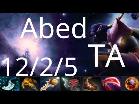 Abed Templar Assassin vs Huskar - 31mins: Rapier, 12K back - dota2