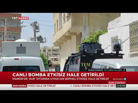 Mardin'de Canlı Bomba Etkisiz Hale Getirildi 9.08.2021 TURKEY